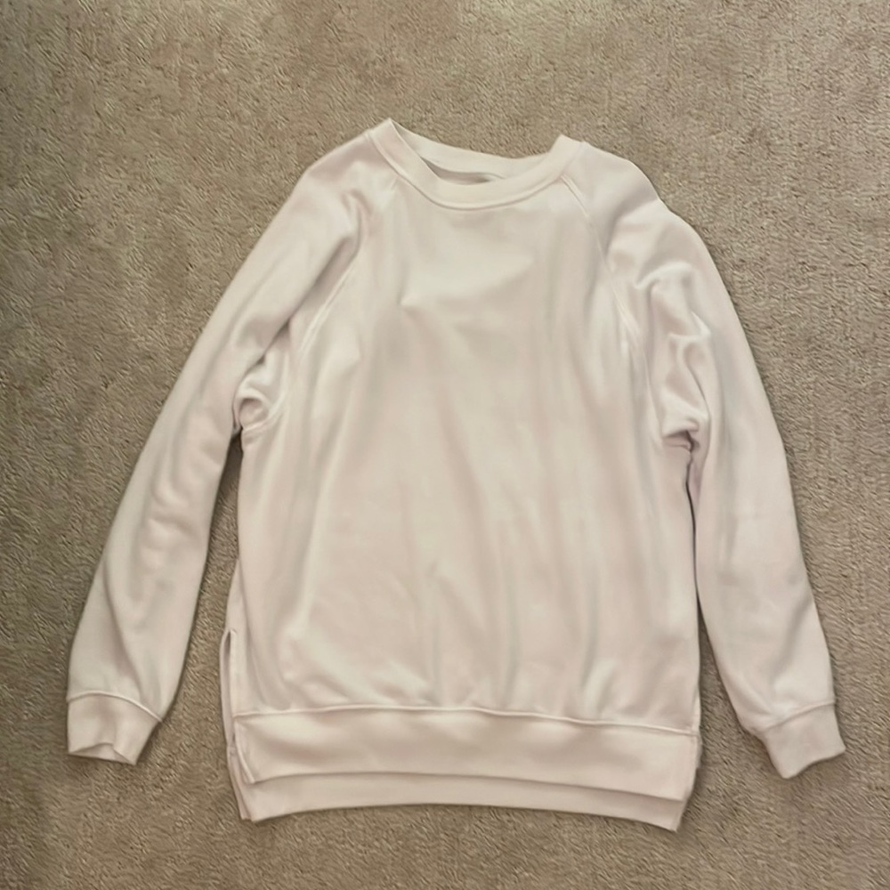 Very cute a plane white sweater